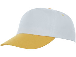 Пятипанельная двухцветная кепка Icarus, белый/желтый