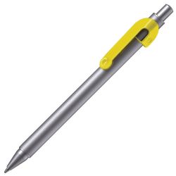 Ручка шариковая SNAKE (желтый, серебристый)