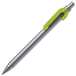 Ручка шариковая SNAKE (светло-зеленый, серебристый)