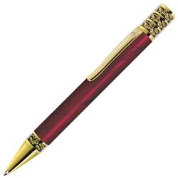 Ручка шариковая GRAND (красный, золотистый)