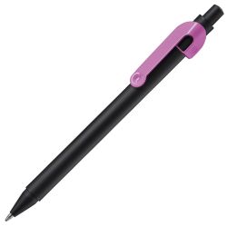 Ручка шариковая SNAKE (розовый, черный)