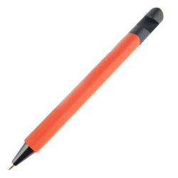 N5 soft, ручка шариковая, красный/черный, пластик,soft-touch, подставка для смартфона (красный, черный)