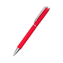 Ручка металлическая Titan софт-тач - Красный PP