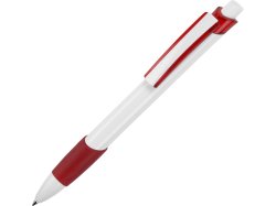 Ручка шариковая Соната, белый/красный