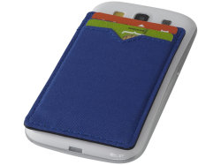 Бумажник RFID с двумя отделениями, ярко-синий