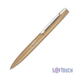 Ручка шариковая "Mercury", покрытие soft touch, золотистый