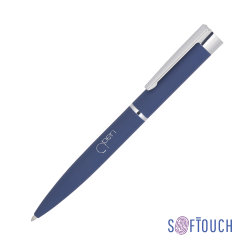 Ручка шариковая "Alice", покрытие soft touch, темно-синий