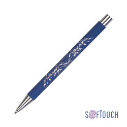 Ручка шариковая "Aurora", покрытие soft touch, темно-синий