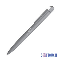 Ручка шариковая "Jupiter", покрытие soft touch, серый