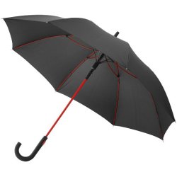 Зонт-трость с цветными спицами Color Power, красный