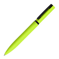 Ручка шариковая MIRROR BLACK, покрытие soft touch (зеленое яблоко)