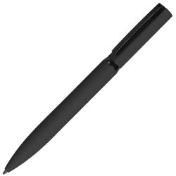 Ручка шариковая MIRROR BLACK, покрытие soft touch (чёрный)