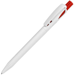 Ручка шариковая TWIN WHITE (белый, красный)