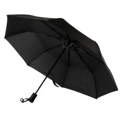 Зонт складной MANCHESTER, полуавтомат (чёрный)