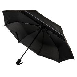 Зонт складной LONDON, автомат (чёрный)