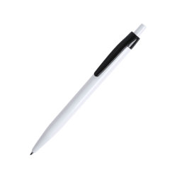 Ручка шариковая KIFIC, пластик (белый, черный)