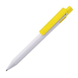 Ручка шариковая ZEN (желтый, белый)
