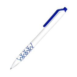 Ручка шариковая N11 (белый, синий)