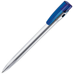 Ручка шариковая KIKI SAT (синий, серебристый)