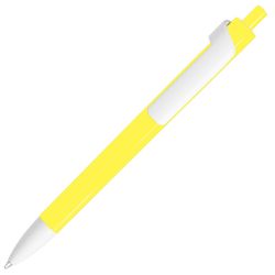 Ручка шариковая FORTE (желтый, белый)