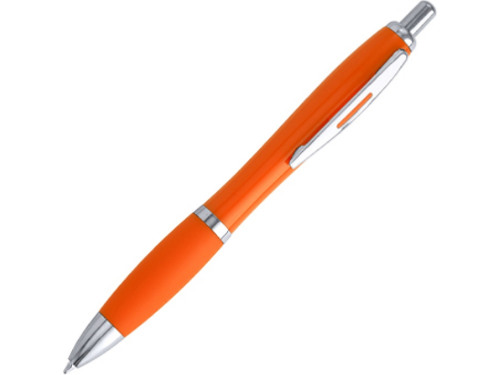 Ручка пластиковая шариковая MERLIN, апельсин