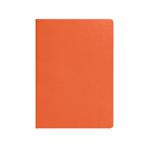 Ежедневник недатированный Tony, А5, оранжевый, кремовый блок в линейку (оранжевый)