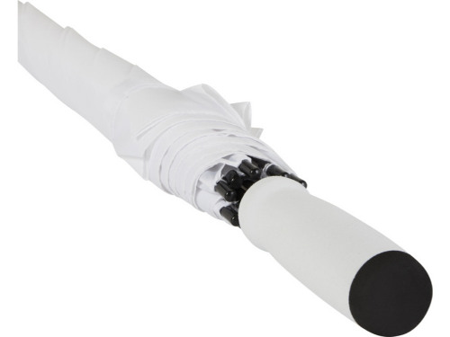 Зонт трость 23 Niel из переработанного ПЭТ-пластика, полуавтомат - Белый