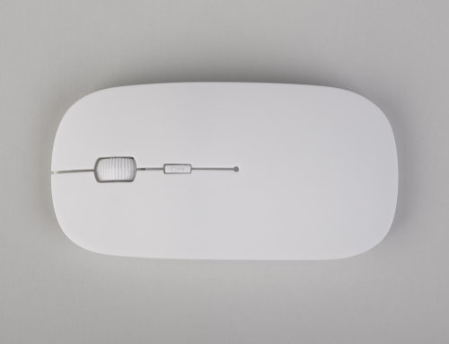 Беспроводная компьютерная мышь "Freerider" с антибактериальной защитой, белый