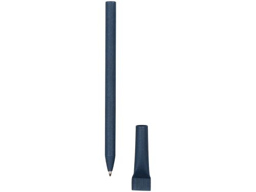 Ручка картонная с колпачком Recycled, темно-синий (2380C)
