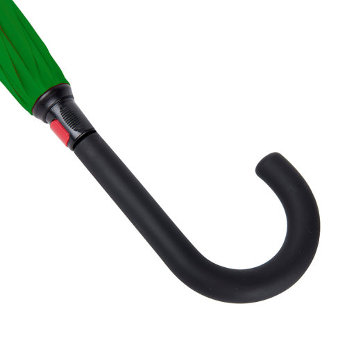 Зонт-трость "наоборот" ORIGINAL, пластиковая ручка, механический (зеленый)