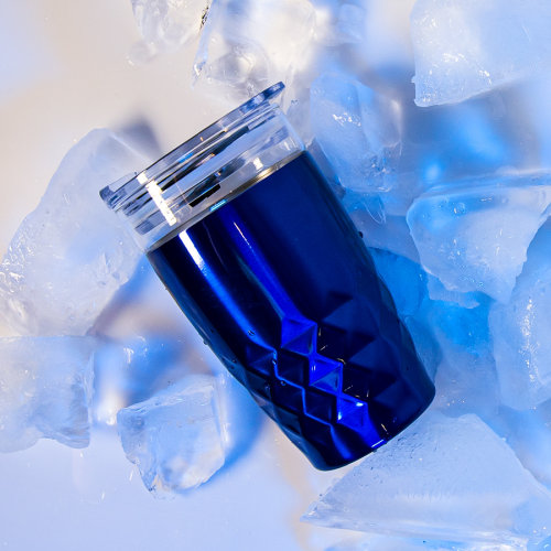 Термокружка вакуумная Cristal (синий)