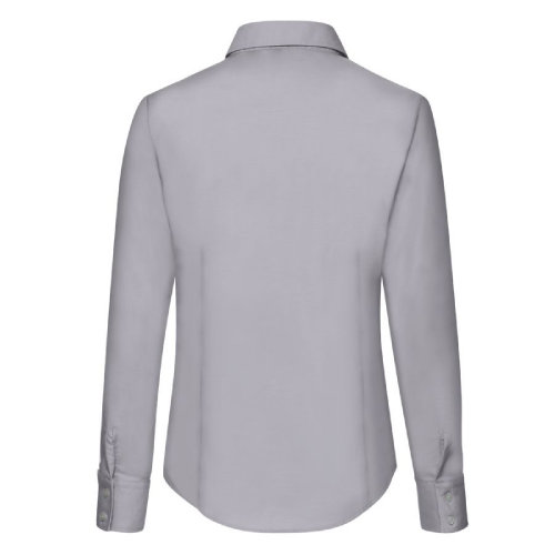 Рубашка женская LONG SLEEVE OXFORD SHIRT LADY-FIT 135 (серый)