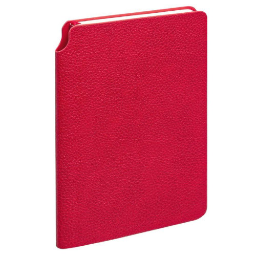 Ежедневник недатированный SALLY, A6, красный, кремовый блок (красный)