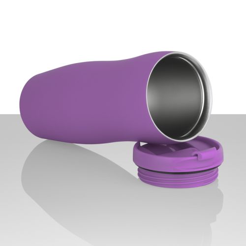 Термостакан "Монтана" 400 мл, покрытие soft touch, фиолетовый