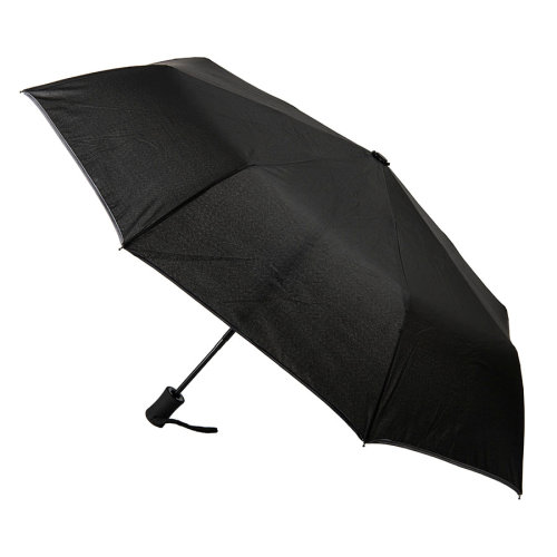 Зонт LONDON складной, автомат; черный; D=100 см; 100% полиэстер (черный)