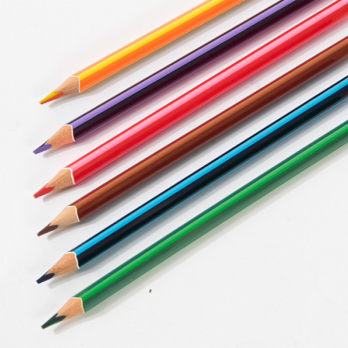 Набор цветных карандашей двухцветных MERIDIAN, 6шт./12 цветов (бежевый)