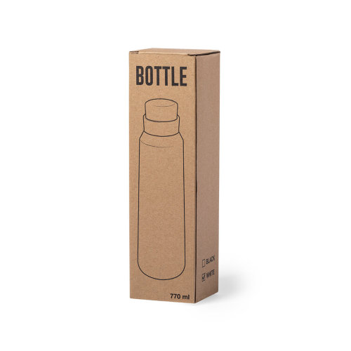 Бутылка для воды ANUKIN, 770 мл, нержавеющая сталь (белый)