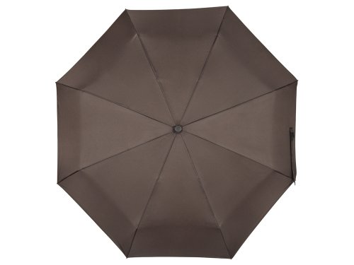 Зонт складной Ontario, автоматический, 3 сложения, с чехлом, коричневый
