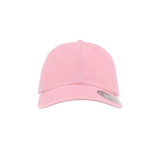 Бейсболка DAD HAT, 6 клиньев, металлическая застежка (розовый)