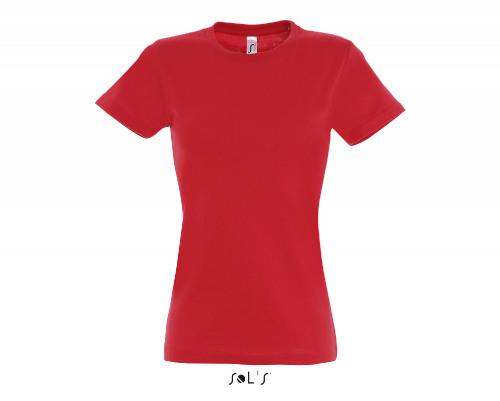 Фуфайка (футболка) IMPERIAL женская,Красный 3XL