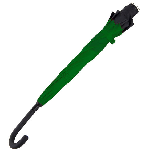 Зонт-трость "наоборот" ORIGINAL, пластиковая ручка, механический (зеленый)