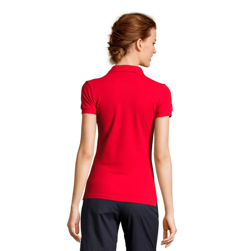 Рубашка поло женская PEOPLE 210 (красный)