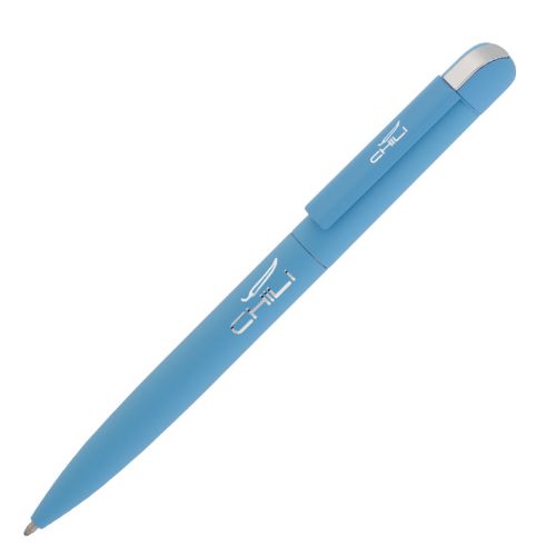 Ручка шариковая "Jupiter", покрытие soft touch, голубой
