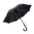 Зонт-трость ANTI WIND, пластиковая ручка, полуавтомат (темно-серый)