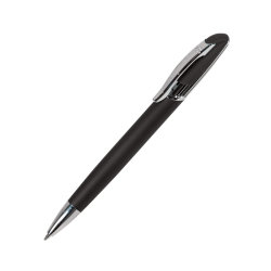 Ручка шариковая FORCE (черный, серебристый)