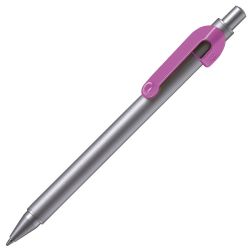 Ручка шариковая SNAKE (розовый, серебристый)
