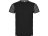 Спортивная футболка Zolder детская, черный/черный меланж