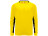 Футболка Porto  мужская с длинным рукавом, желтый/черный