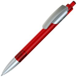 Ручка шариковая TRIS LX SAT (красный, серебристый)
