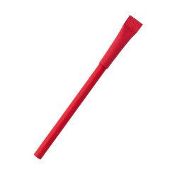 Ручка картонная Greta с колпачком, красный